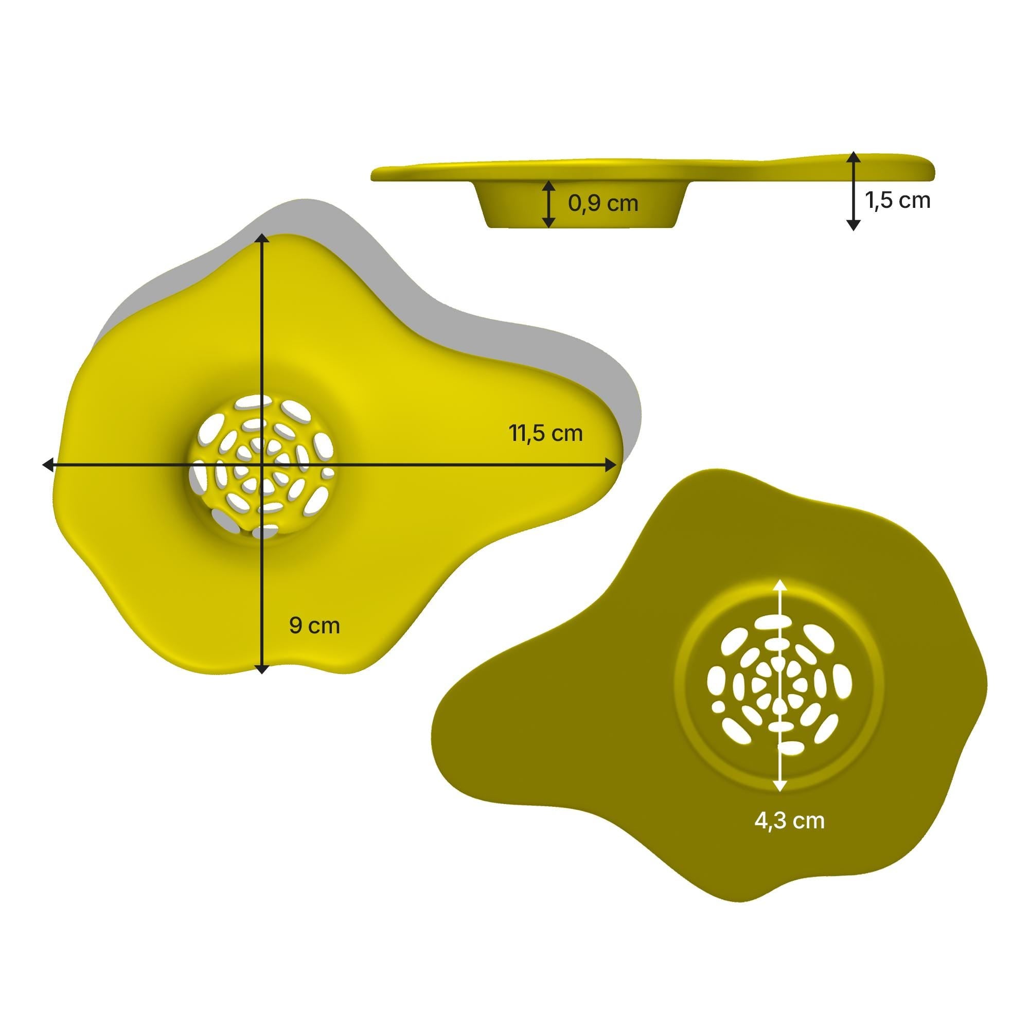 Drip Drain – Yellow Melting Sink Drain Cover