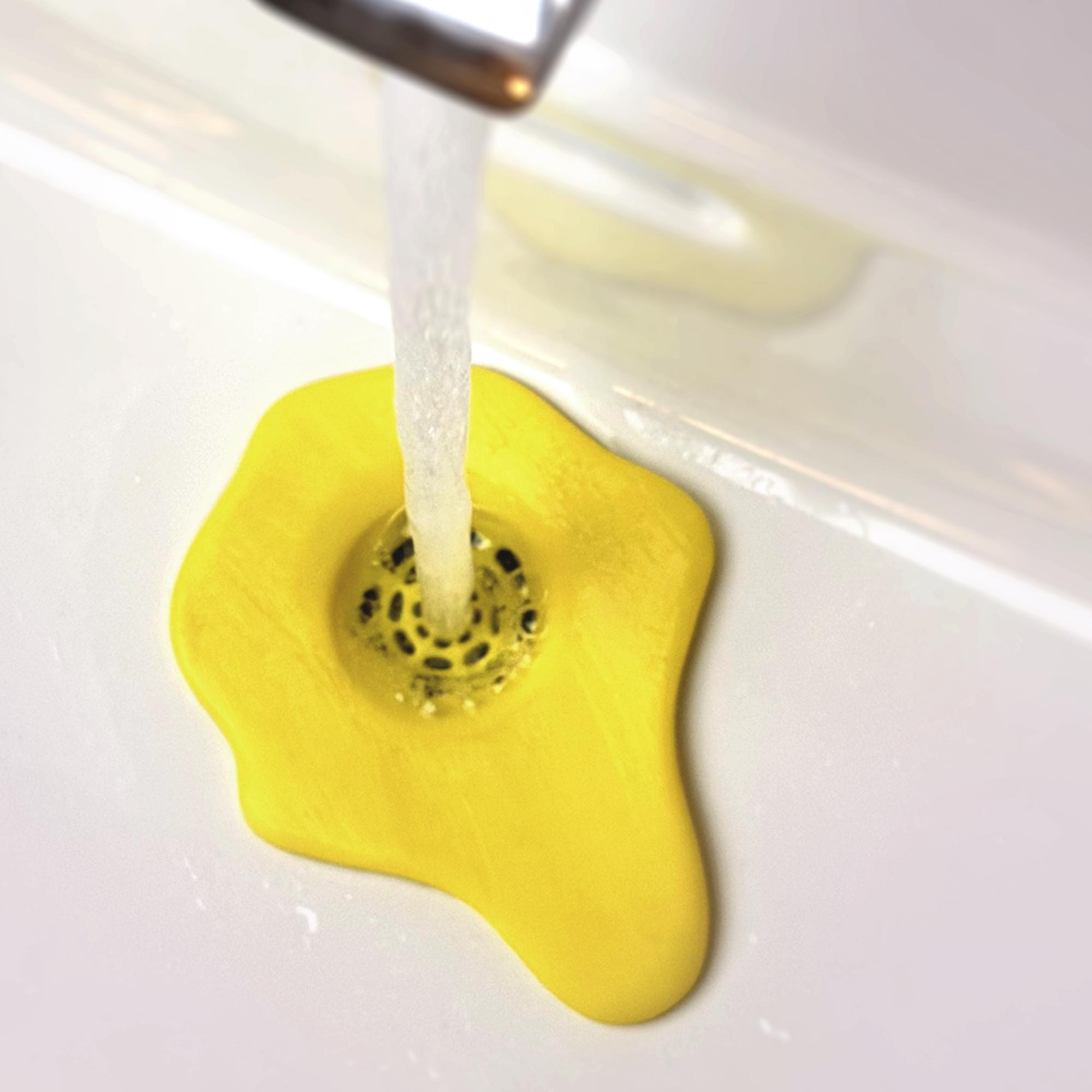 Drip Drain – Yellow Melting Sink Drain Cover